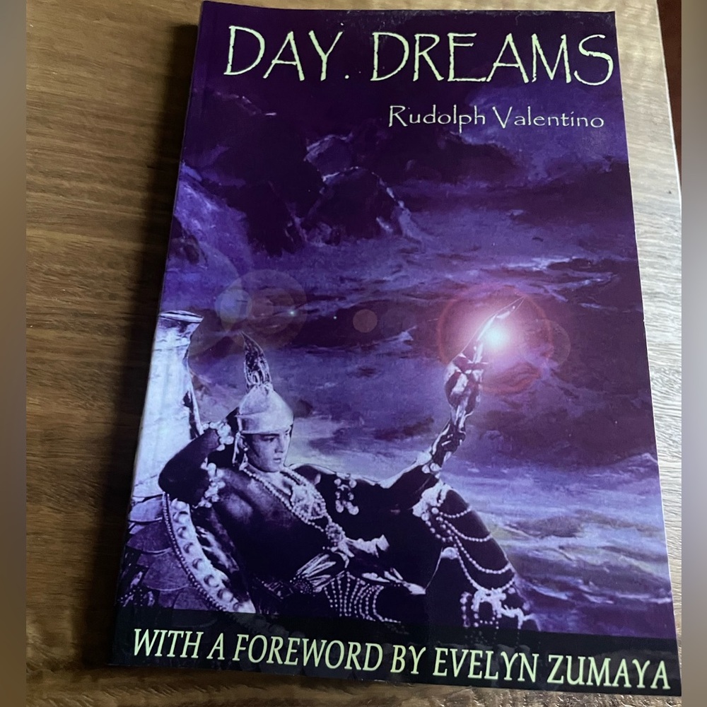 Rudolph Valentino Day Dreams Poetry Paperback Book Hollywood 1920s Silent Film